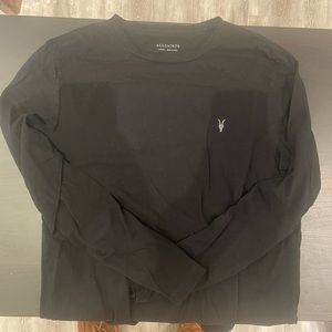 All Saints Brace Tonic Long Sleeve Crew T-Shirt - Men’s Size Large